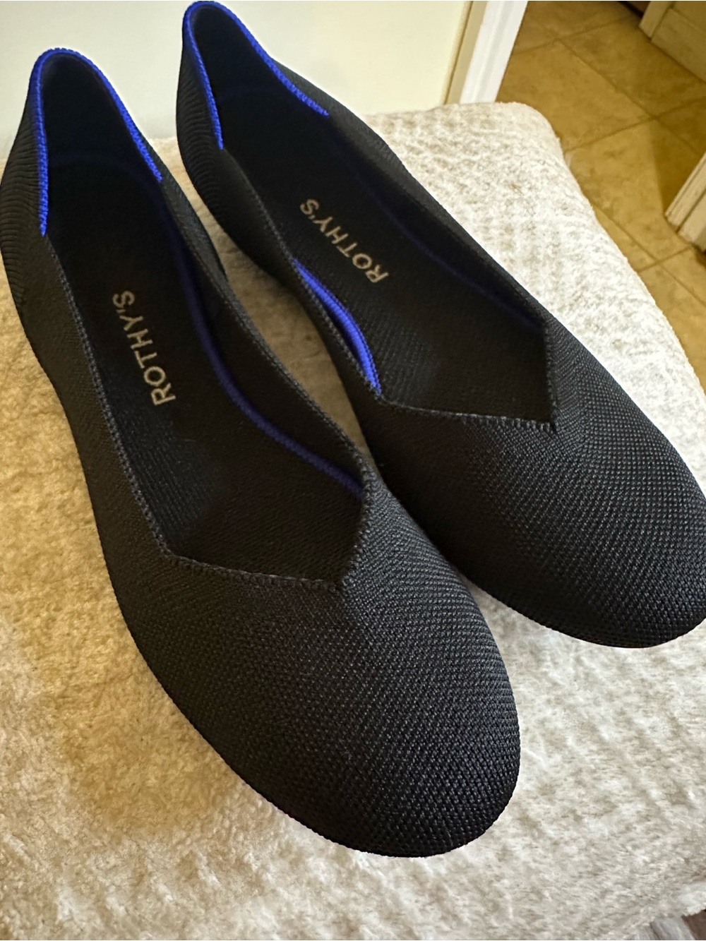 Rothy's Women's Black Pointed Ballet Flats